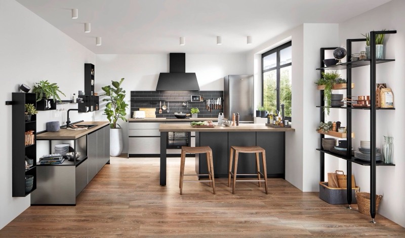 Cuisine Steel – style moderne, Envia Cuisines