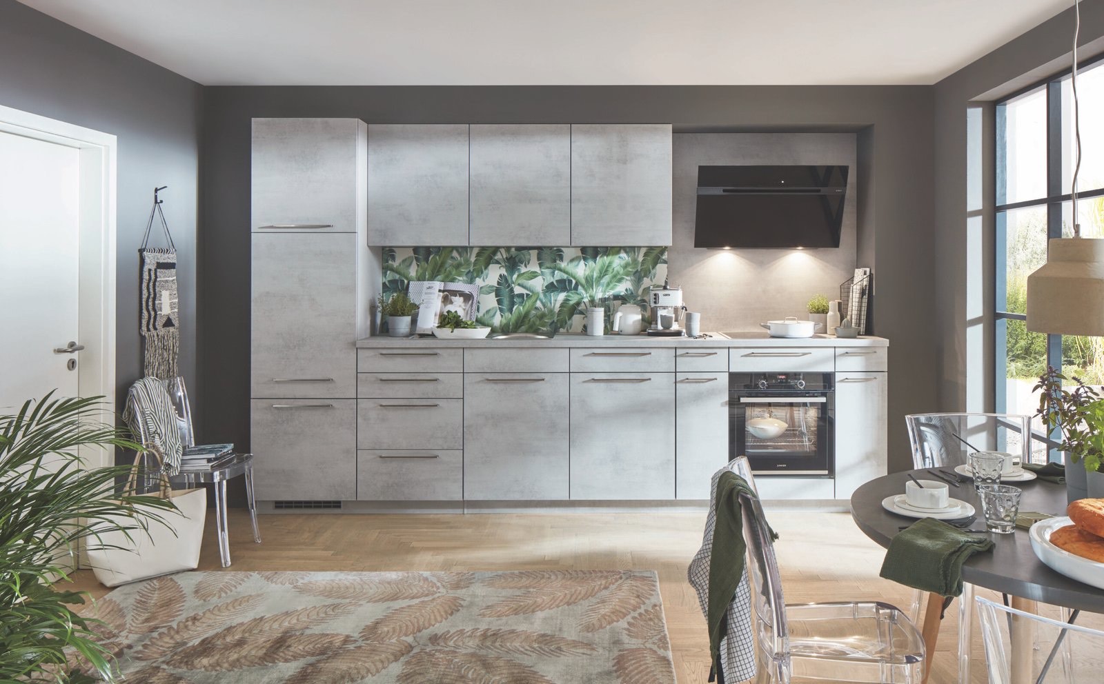 Cuisine Wild béton gris – style moderne, Envia Cuisines